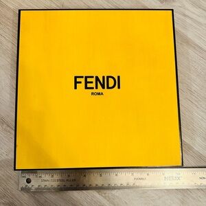 Designer Authentic Fendi garment storage box